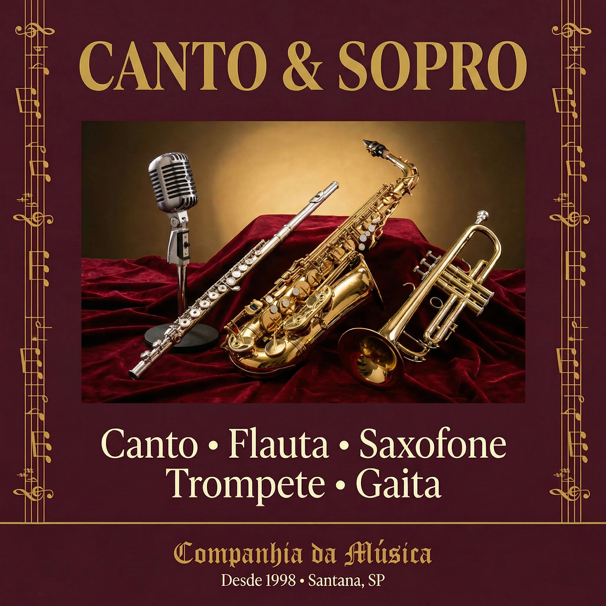 Curso de Canto e Sopro