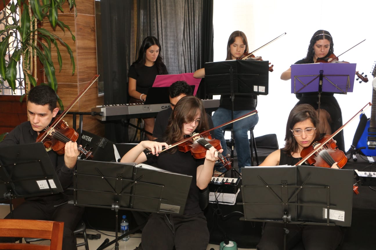 Grupo de violinistas